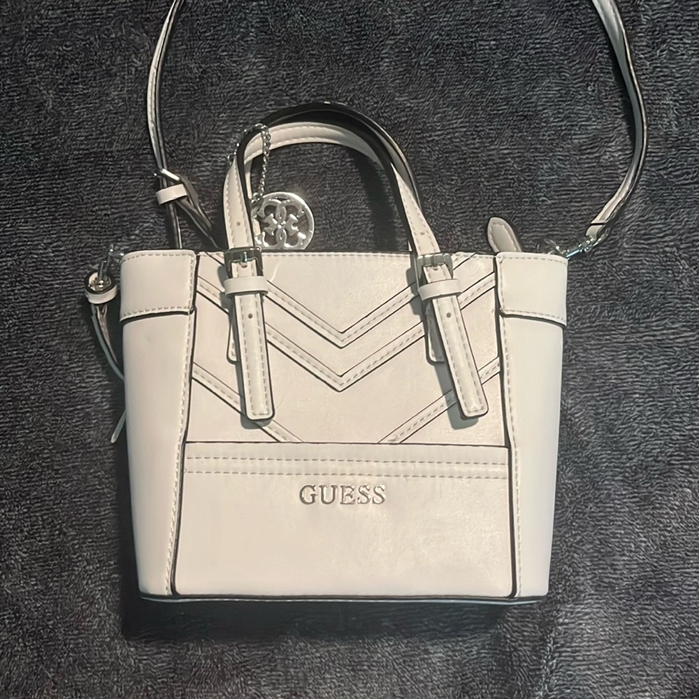 White Guess Handbag